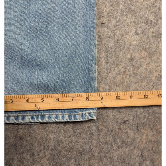 L.L. Bean Jeans 32x32 Men's VTG Blue Straight Leg Regular Fit Light Wash Cotton - Picture 7 of 8